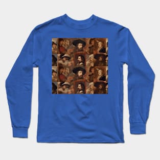 Rembrandt Paintings Mashup Long Sleeve T-Shirt